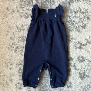 Ralph Lauren One-Piece Sleeveless Fleece Coverall